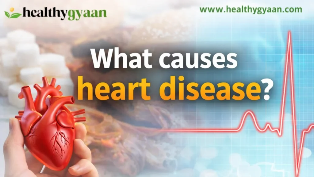 What causes heart disease