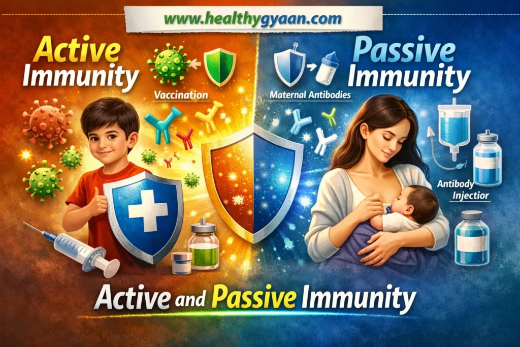 Active and Passive immunity