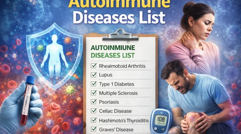 Autoimmune diseases list