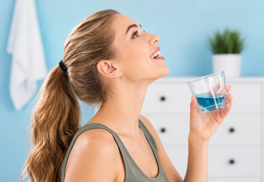 Gargling habit and gum care