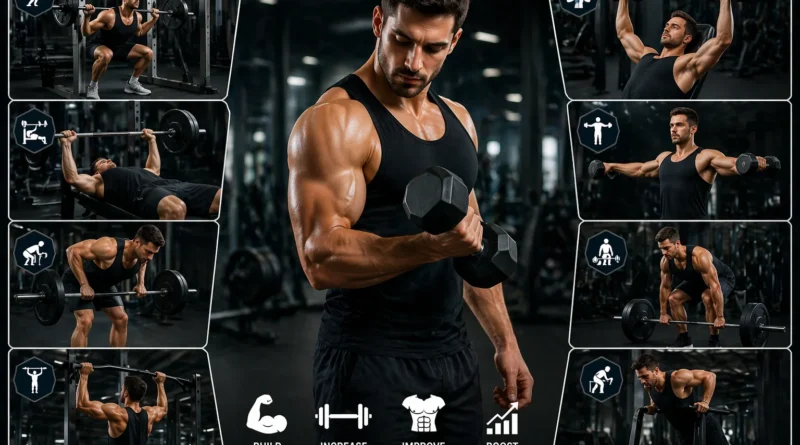 Muscle building exercises