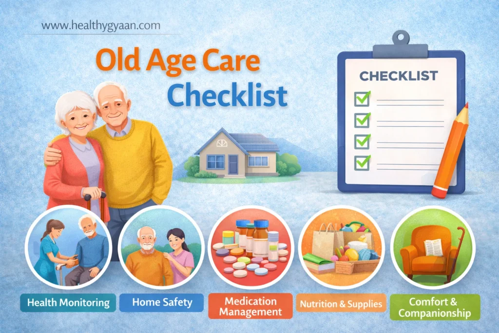 Old age care Checklist