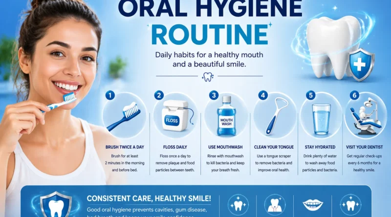 Oral hygiene routine