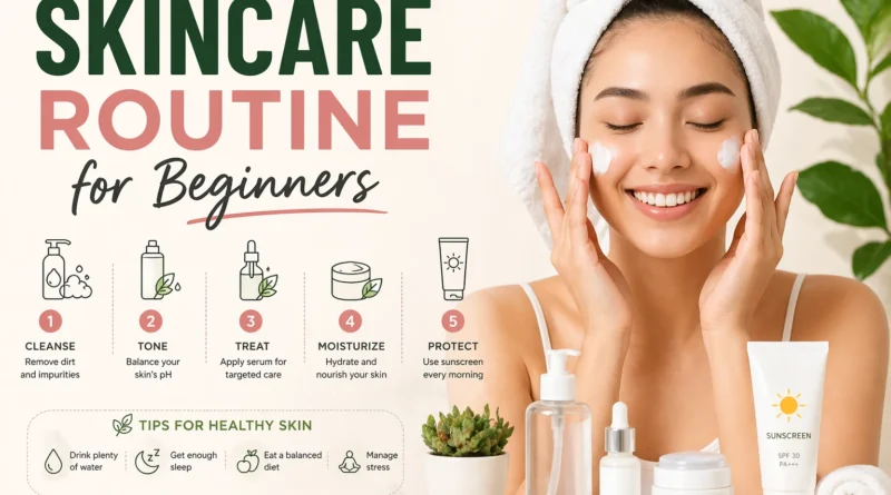 Skincare routine for beginners