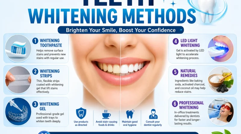 Teeth whitening methods
