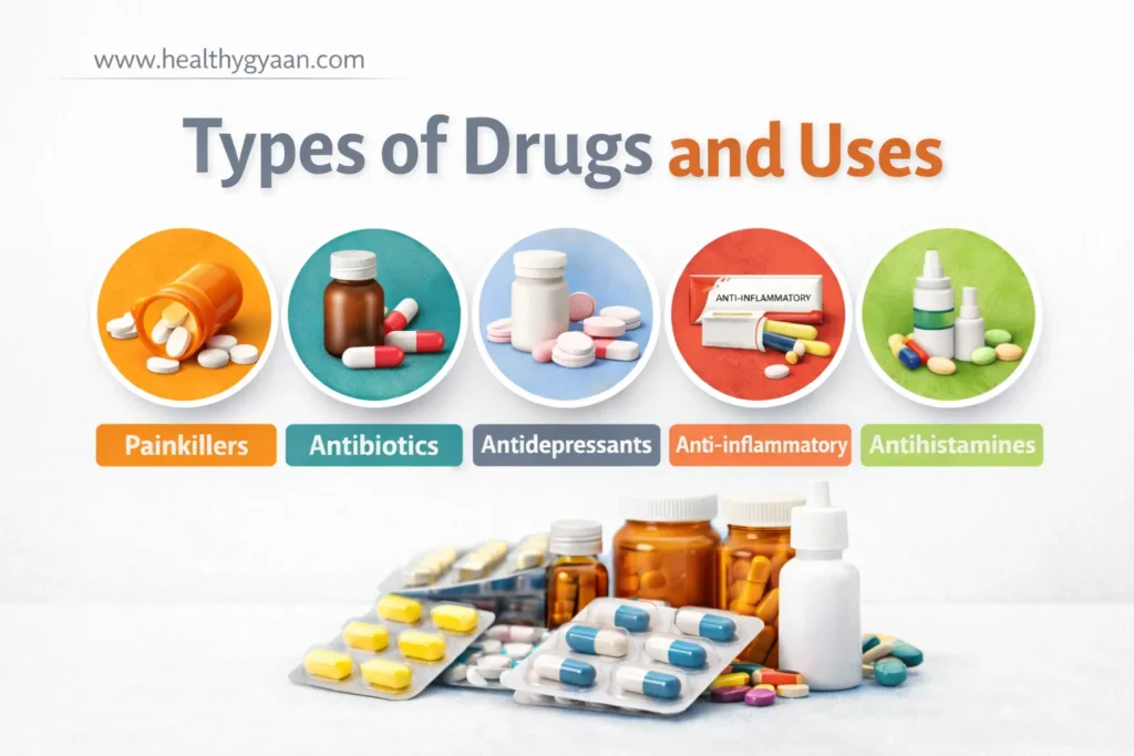 Types of drugs and uses