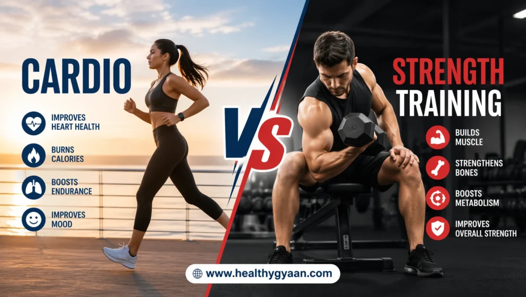 cardio vs strength training