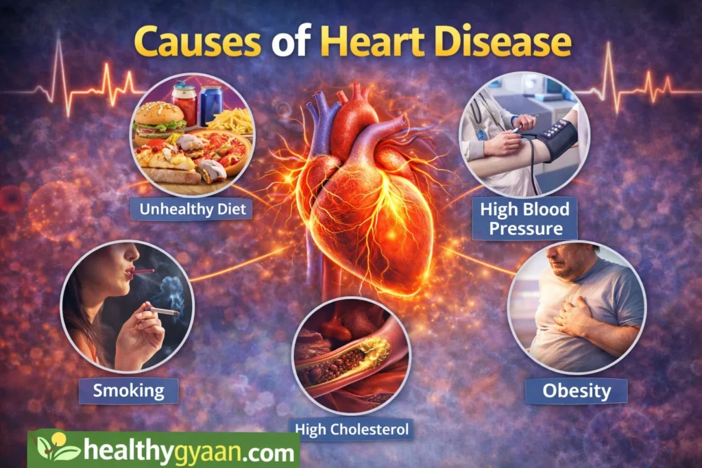 causes of heart disease