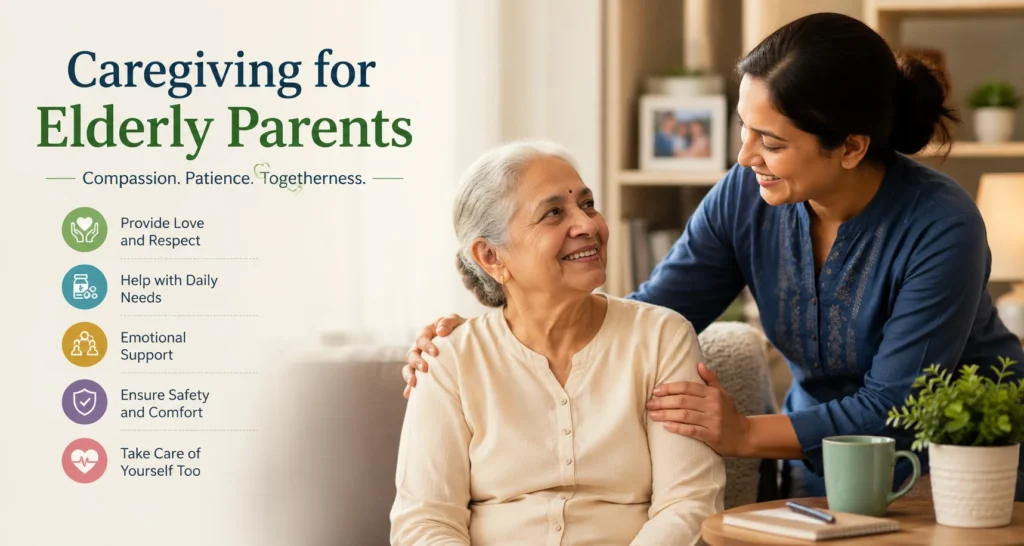 Caregiving for elderly parents