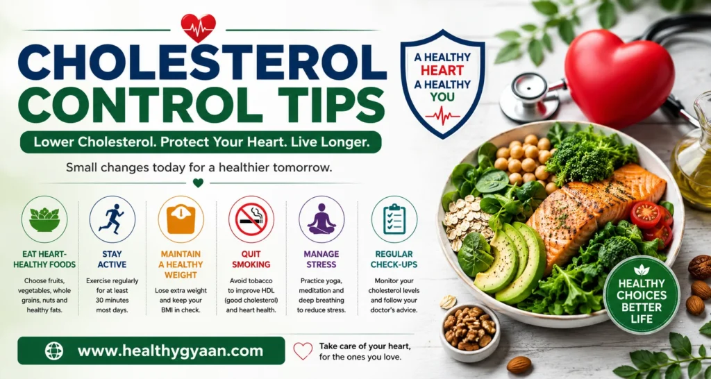 Cholesterol control tips