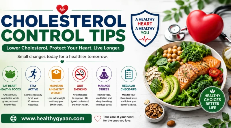 Cholesterol control tips