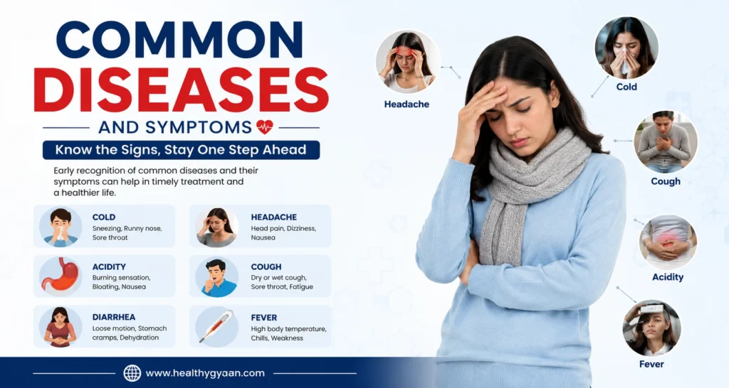 Common diseases and symptoms