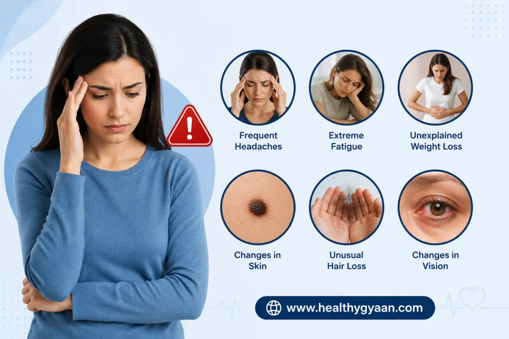 Early signs of serious diseases