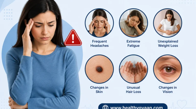 Early signs of serious diseases