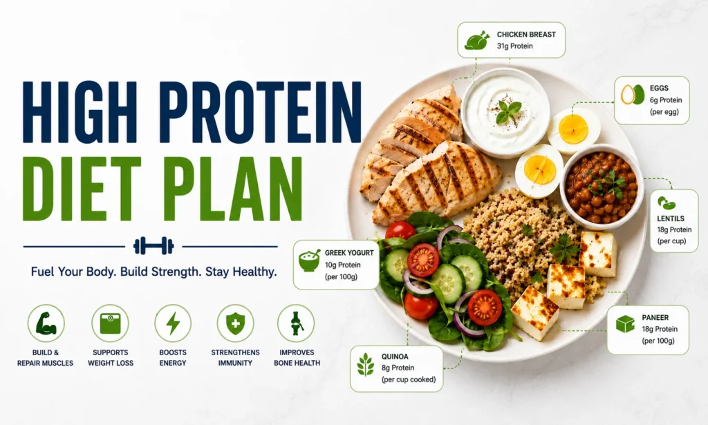 High protein diet plan