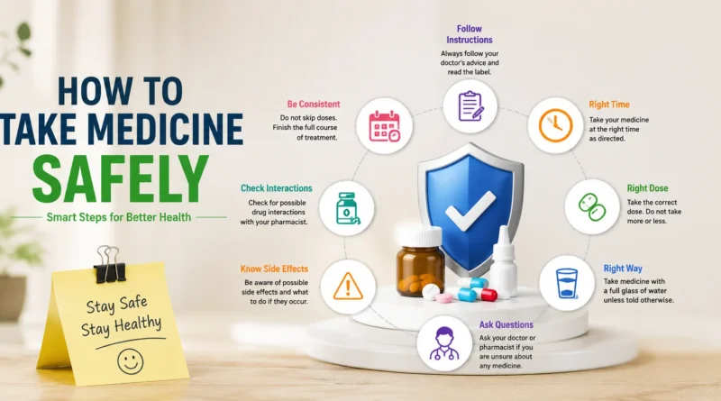 How to take medicine safely