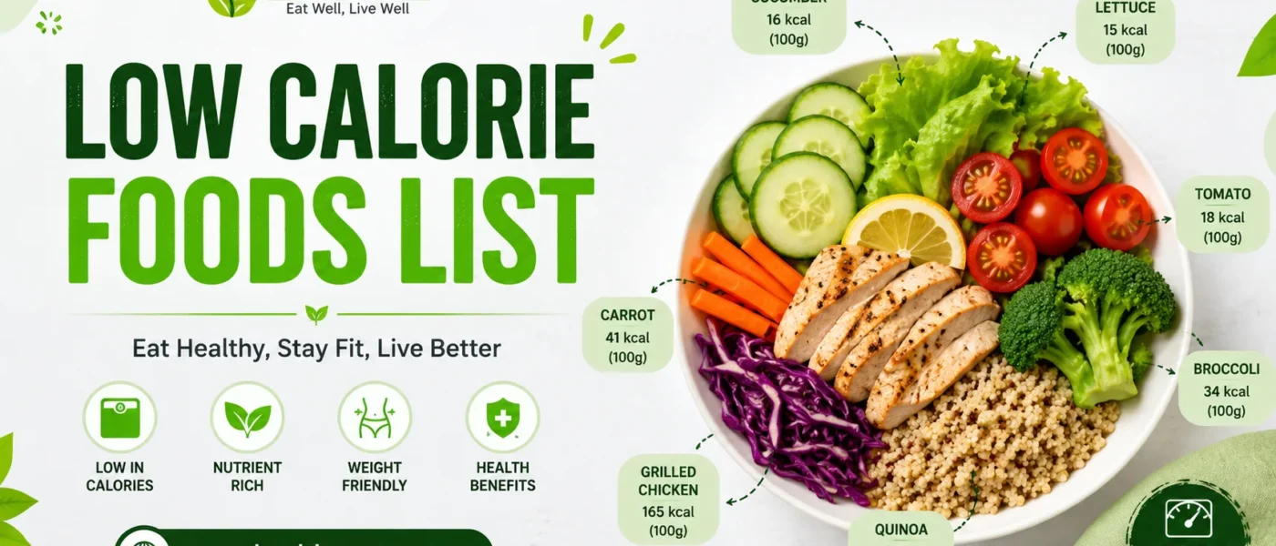 Low calorie foods list