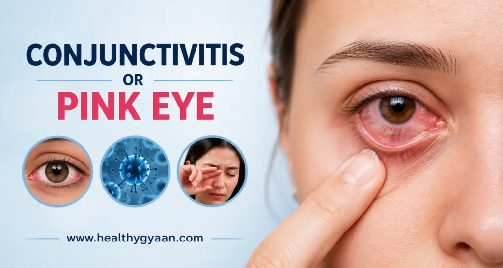 Conjunctivitis or pink eye