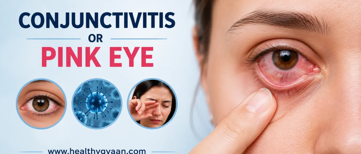 Conjunctivitis or pink eye
