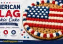 American Flag Cookie Cake