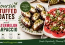 Boursin stuffed dates and Watermelon carpaccio