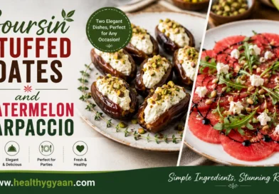 Boursin stuffed dates and Watermelon carpaccio